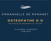 ostéopathe lorient emmanuelle de romanet a lorient (osteopathe)